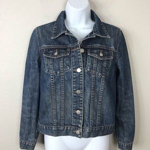 J Crew Denim Jean Jacket Blue Size SP